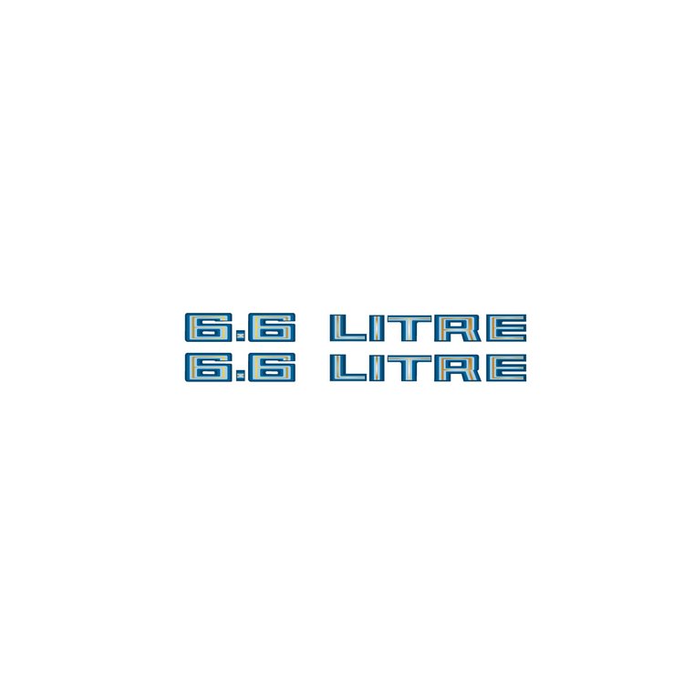 6.6 LITRE GRAPHIC