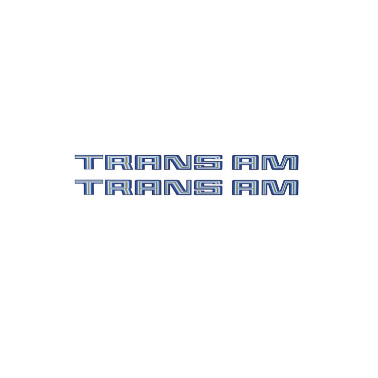 TRANSAM FENDER DECAL