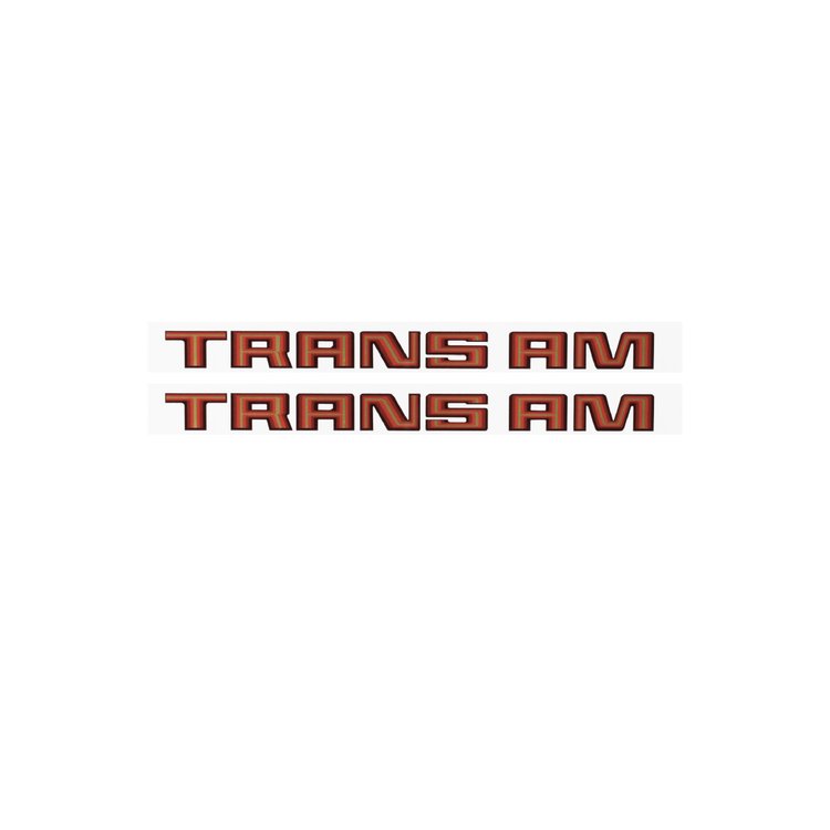 TRANSAM FENDER DECAL