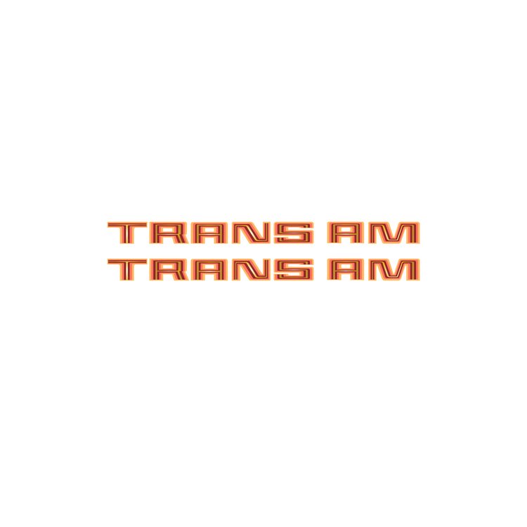 TRANSAM FENDER DECAL