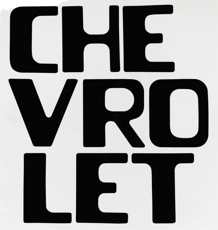 CHEVY LETTER SET