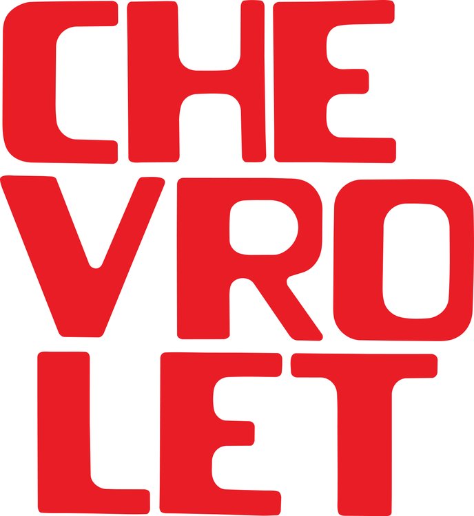 CHEVY LETTER SET