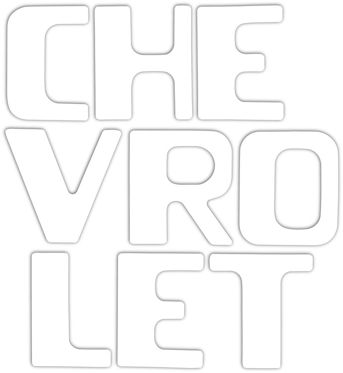 CHEVY LETTER SET