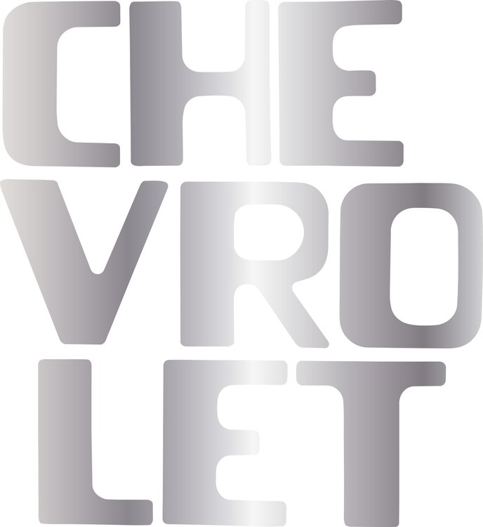 CHEVY LETTER SET