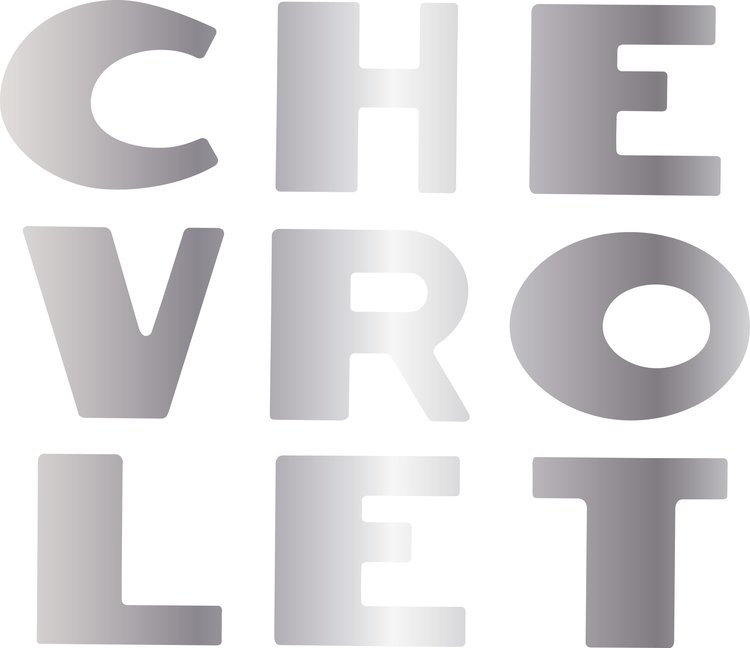 CHEVY LETTER SET
