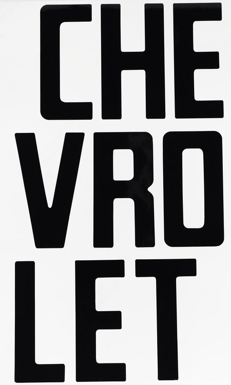CHEVY LETTER SET