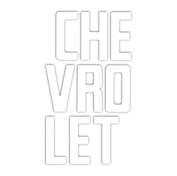 CHEVY LETTER SET