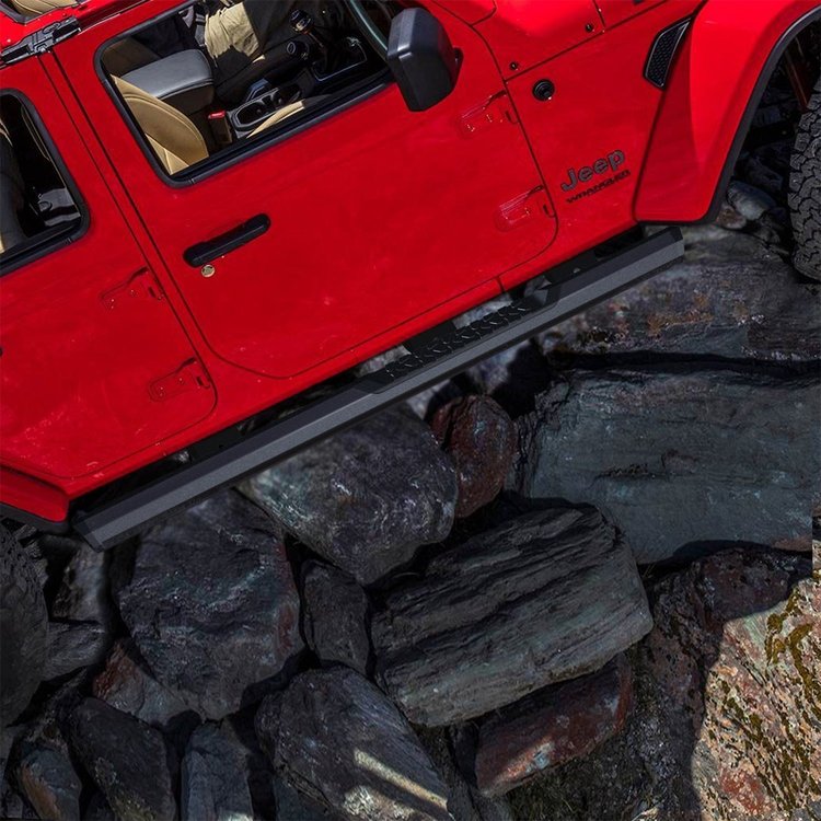 OCTA Series Nerf Bar, Fits Select Jeep JL, Aluminum [Premium Chrome Finish]
