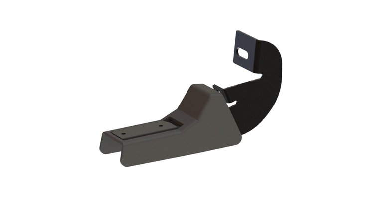 T3 Running Board Mounting Bracket, Fits Select Dodge Ram, Steel [Black Powder Coat Finish]