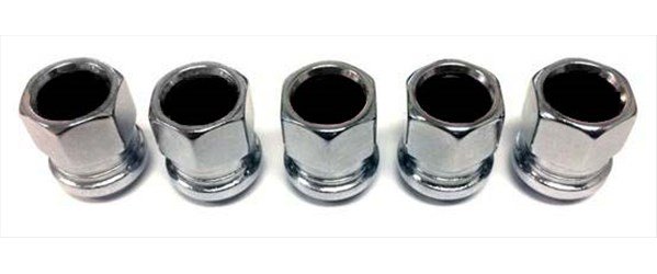 123BA Rally II Bulge Acorn Lug Nuts [Black Insert]