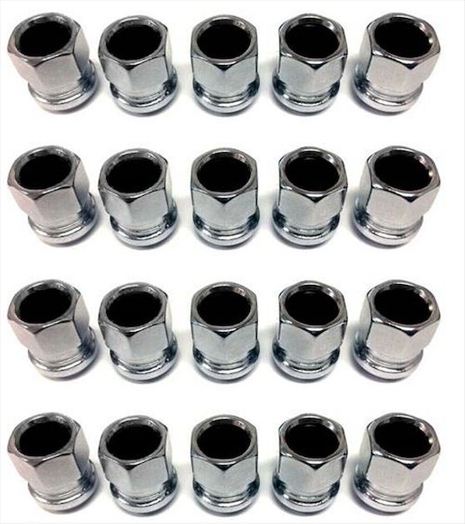 123BAS Rally II Bulge Acorn Lug Nuts [Black Insert]