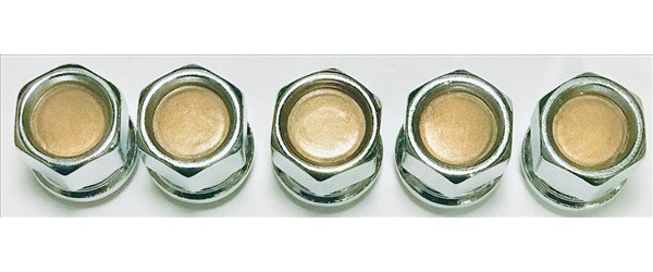 127BA 7/16 in.-20 Rally II Bulge Acorn Lug Nuts [Gold Inserts]