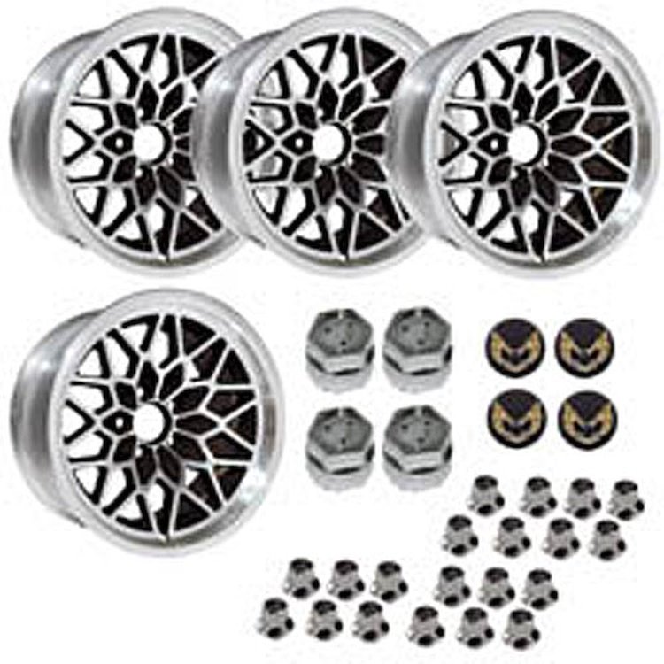 BSF179KG Snowflake Wheel Kit [Size: 17" x 9"] Finish: Black