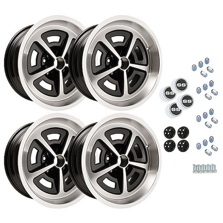 CMWS1 GM Magnum Staggered Wheel Kit [Size: 17" x 8"/9"]