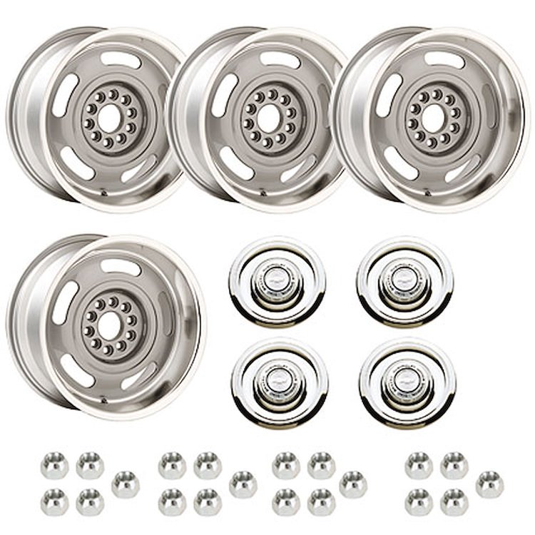 Cast Aluminum Corvette Rally Staggered Wheel Kit