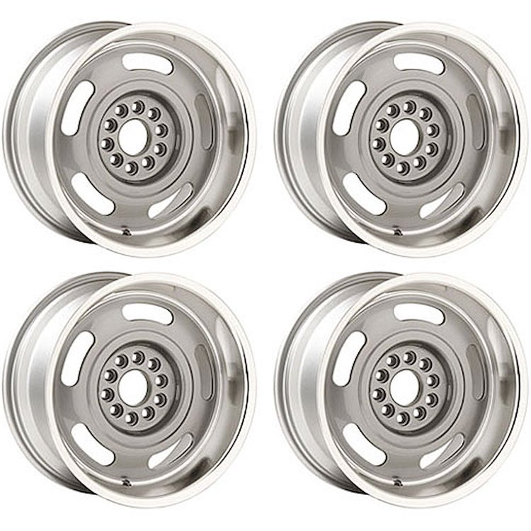 Cast Aluminum Corvette Rally Wheel Set 17" x 9" with 5" Backspacing