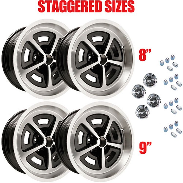 FMWS1 Ford Magnum Staggered Wheel Kit [Size: 17" x 8"/9"]