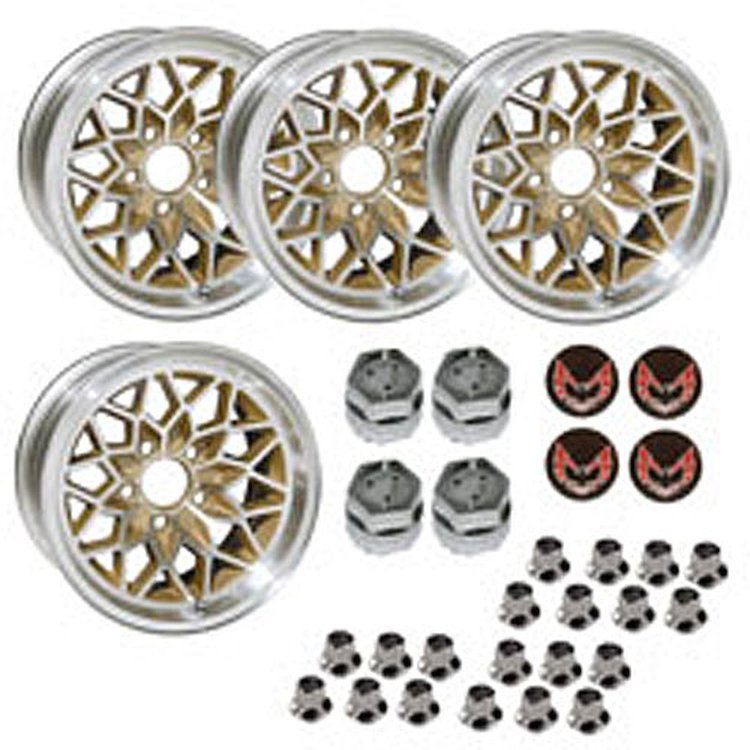 GSF158KR Snowflake Wheel Kit [Size: 15" x 8"] Finish: Gold