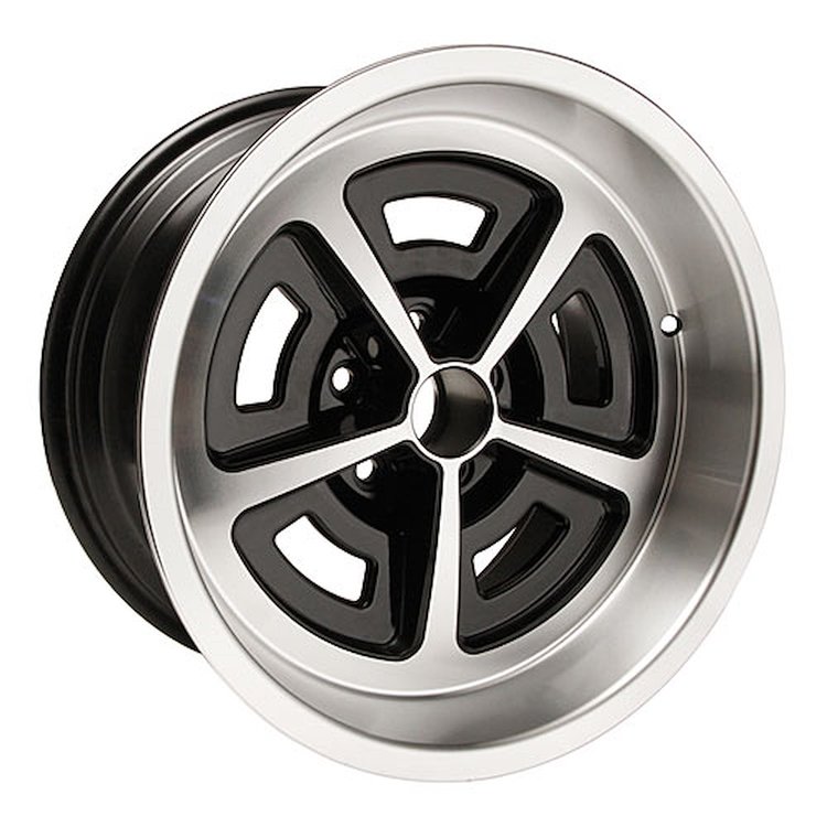 MMW179BLK Magnum Wheel [Size: 17" x 9"] Finish: Black Powder Coated w/Machined Lip
