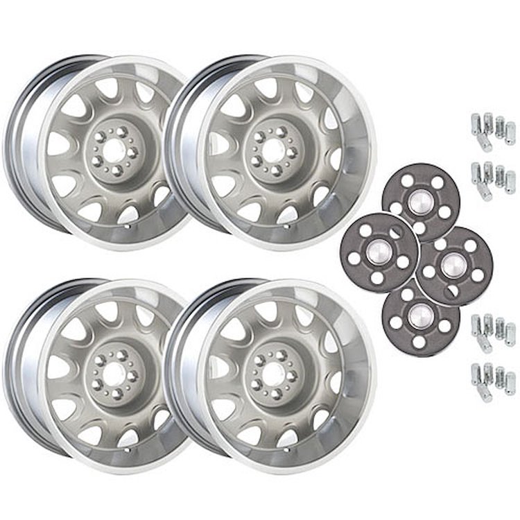 MRWDS1 Mopar Rallye Staggered Wheel Kit [Size: 17" x 8"/9"]