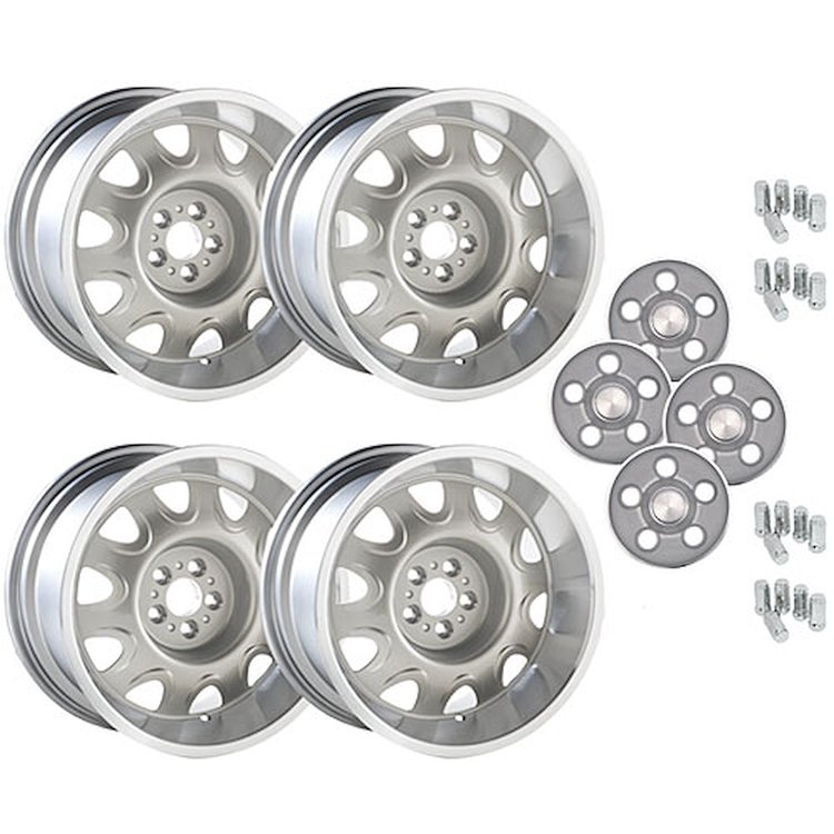 MRWSL1 Mopar Rallye Staggered Wheel Kit [Size: 17" x 8"/9"]
