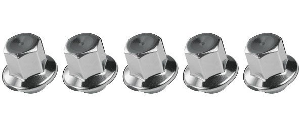 Short Shank Lug Nuts for Snowflake & Turbo Aluminum Wheels [7/16 in.-20] Chrome