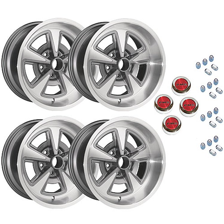 RTWSR1 Pontiac Rally II Staggered Wheel Kit [Size: 17" x 8"/9"]