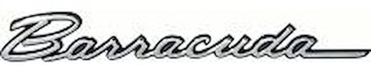 Barracuda Emblem 1968 Plymouth Barracuda