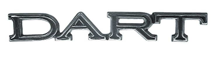 69-70 DART FENDER EMBLEM