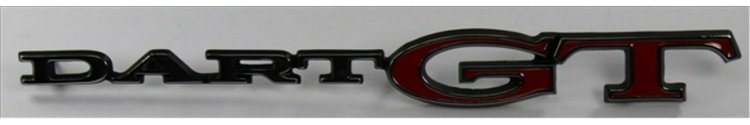69 DART GT 1/4 PNL EMBLEM