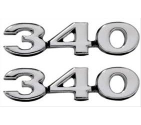 Swinger 340 Emblem Set 1970 Dodge Dart