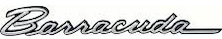 Barracuda Emblem 1968-1970 Plymouth Barracuda