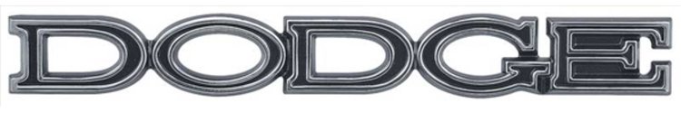 DODGE Trunk Lid Emblem 1971 Dodge Challenger