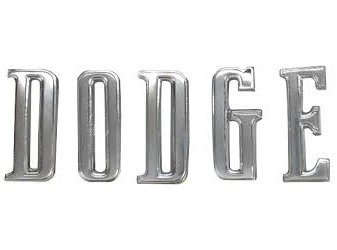 Dodge Letters Emblem 1970 Dodge Challenger 1972-1974 Dodge Challenger