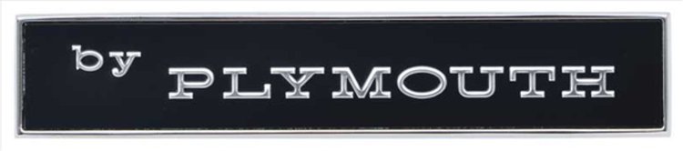 PLYMOUTH TAIL PANEL EMB
