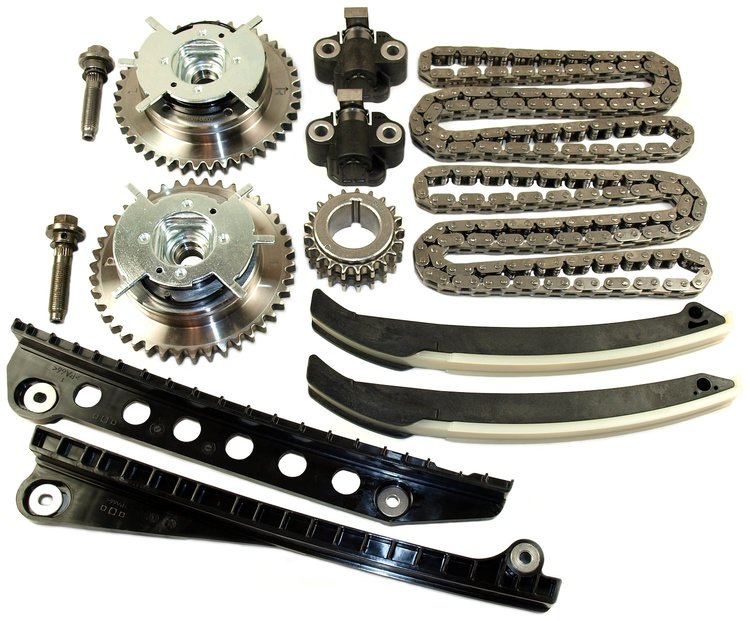 Timing Chain and Gear Set with VVT Sprockets
