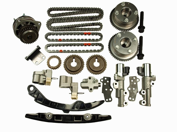 9-0720SAK3 Engine Timing Chain Kit w/Water Pump for 2002-2007 Nissan 3.5L V6 Engine