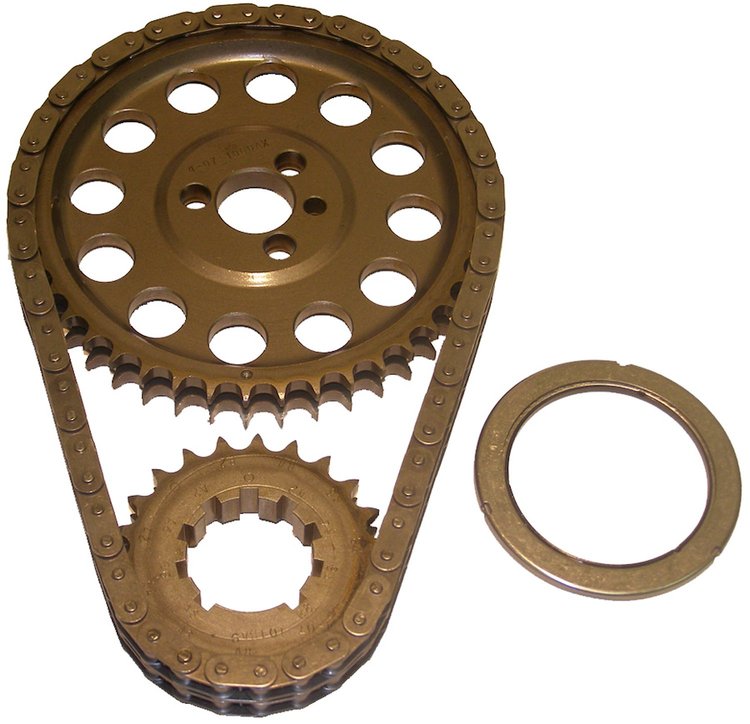 9-3500TX9 Street Billet True Roller 9-Keyway Timing Chain 1955-96 Chevy: Small Block and V6