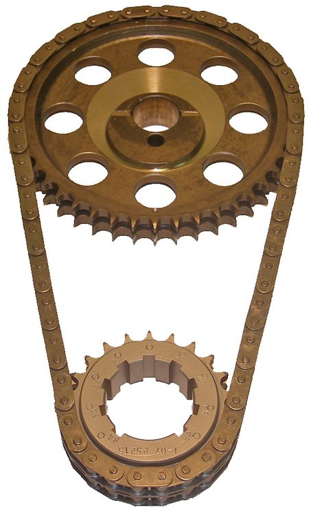 9-3522X9 Street Billet True Roller 9-Keyway Timing Chain 1968-Up Big Block Ford 429-460