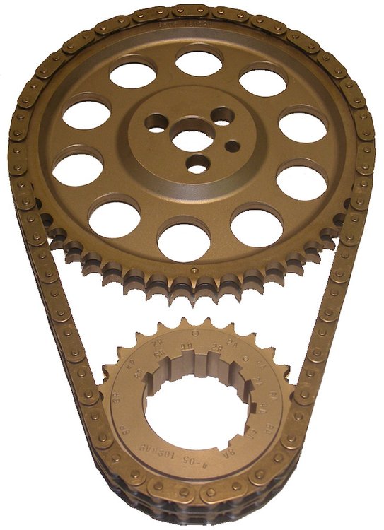 9-3525TX9 Street Billet True Roller 9-Keyway Timing Chain 1956-Up Big Block Chrysler (3-Bolt)