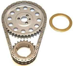 Billet True Timing Set; .005 in. Reduced Center Distance; Incl. Cam Sprocket; 3 Keyway Crank Sprocke