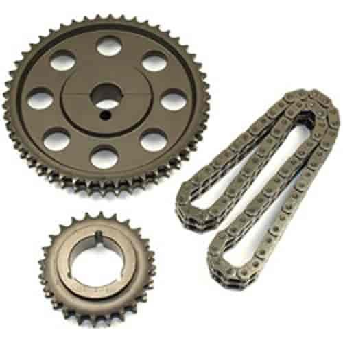 Original Billet True Roller Timing Set Incl. Cam Sprocket 3 Keyway Crank Sprocket Roller Chain