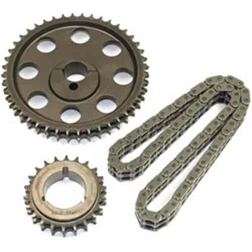Original Billet True Roller Timing Set Incl. Cam Sprocket 3 Keyway Crank Sprocket Roller Chain Factory Top Dead Center Timing