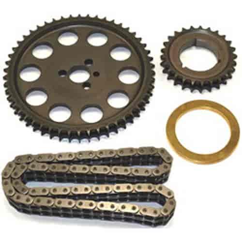 Original Billet True Roller Timing Set; Incl. Cam Sprocket;9 Keyway Crank Sprocket;Roller Chain;Bron
