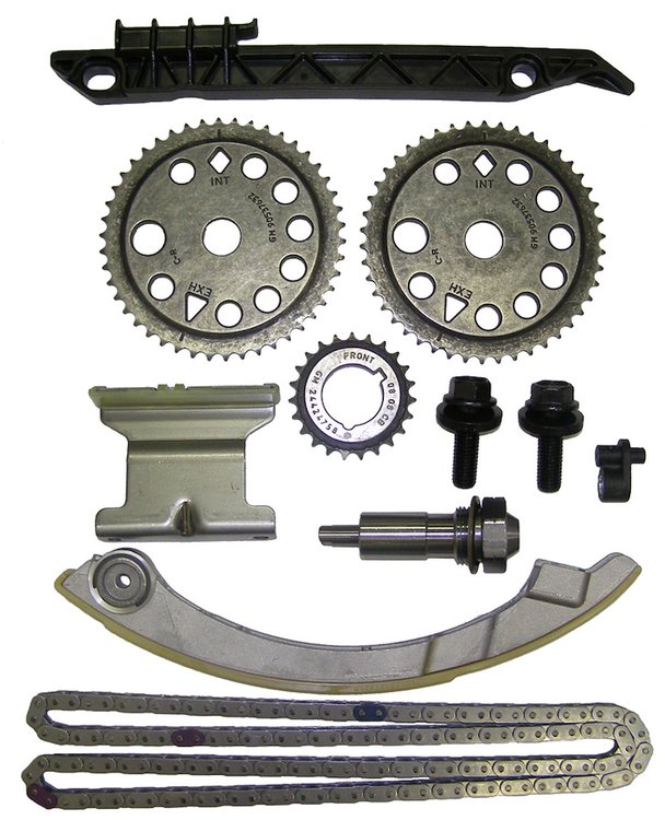 Timing Chain Kit with Dual Camshaft Sprockets [Steel Construction]
