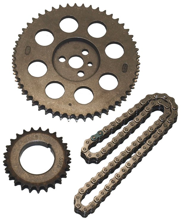 Timing Chain and Gear Set [Double Roller, 3-Bolt Camshaft Sprocket]