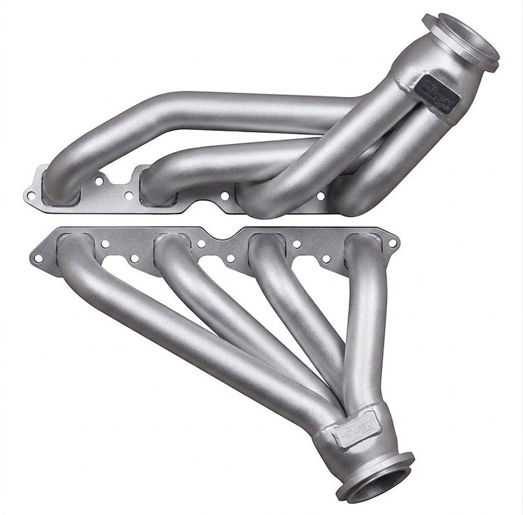 BB10-SEC Shorty Header Set, Big Block Chevy [Silver Ceramic Coating]