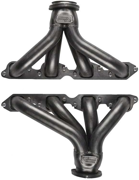 BB5-P Shorty Header Set, 1955-1983 Chevy Corvette w/Big Block Chevy [Raw/Unfinished]