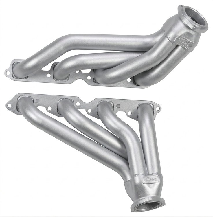 BB8-SEC Shorty Header Set, 1968-1987 GM Truck w/Big Block Chevy [Silver Ceramic Coating]