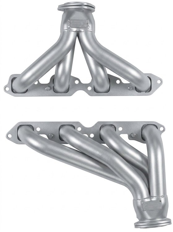 BBNOVA-SEC Shorty Header Set, 1962-1967 Chevy II/Nova w/Big Block Chevy [Silver Ceramic Coating]